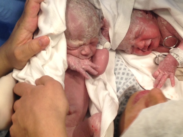 nacimento de Clari y Vcente