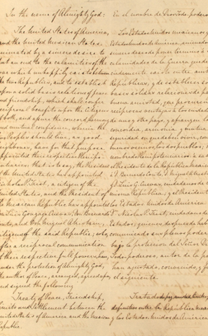 treaty of Guadalupe Hidalgo signed