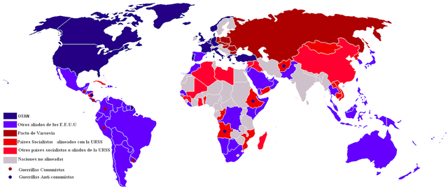Partido que tomaron los países ante la Guerra Fría