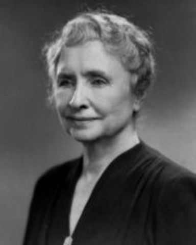 Jun 27th - Helen Keller, Ala, blind-deaf author/lecturer had more sense than many