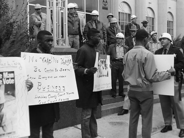 Laws taking away voting rights for African-Americans