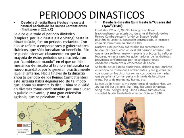 Periodos Dinasticos