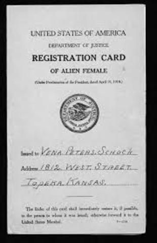 Smith Act/ Alien Registration