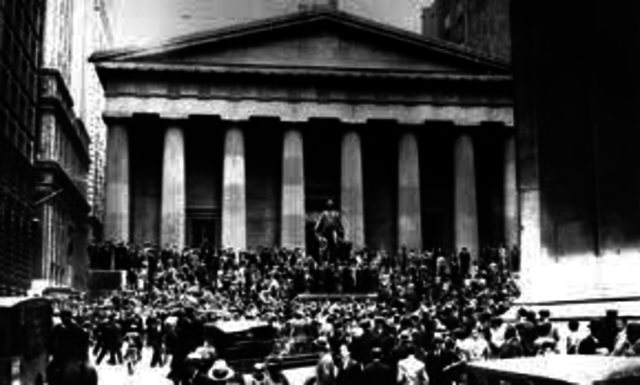 Stock Market Crash in New York