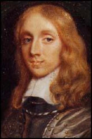 Oliver Cromwell morre.