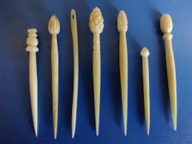 Primeras agujas año 400 A.C