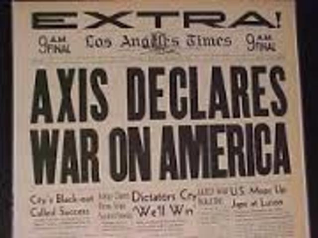 Germany Declares War on United States