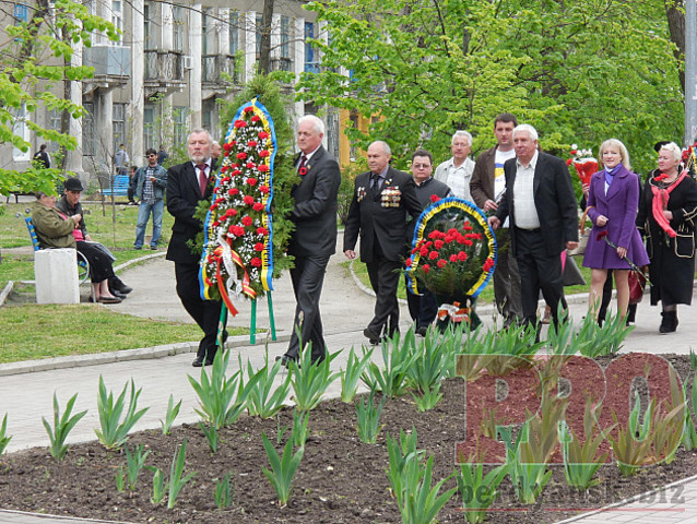Митинг  упамятник освободителей Бердянска