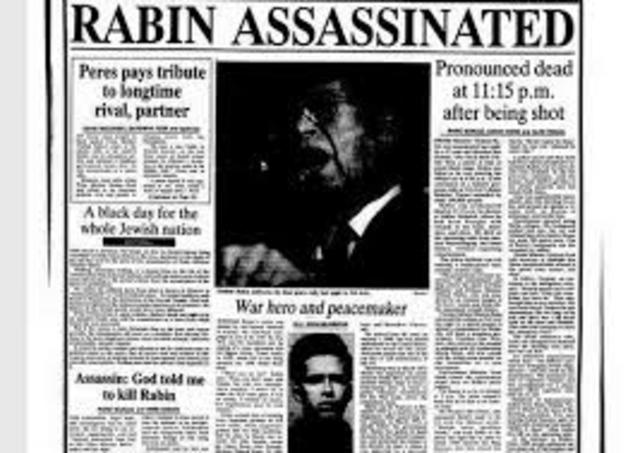 Yitzhak Rabin is assassinated