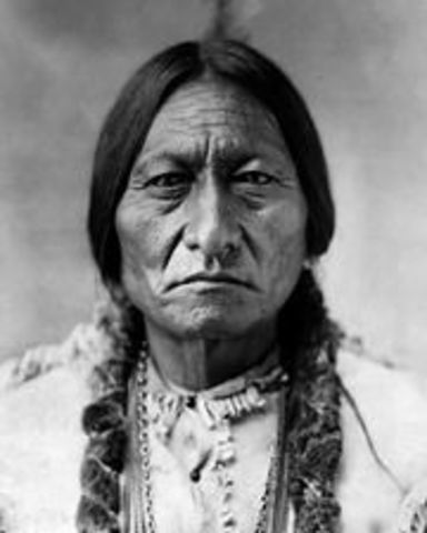 Dec 15th - Sitting Bull, Hunkpapa-Sioux chief (Little Big Horn), killed by US Police aged 58 or 59