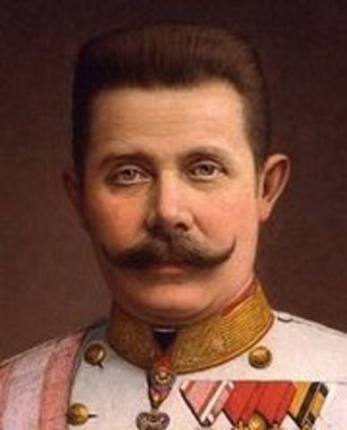 Jul 1st - Austrian Archduke Franz Ferdinand (36) weds countess Sophie Chotek (32) in Reichstadt, Bohemia