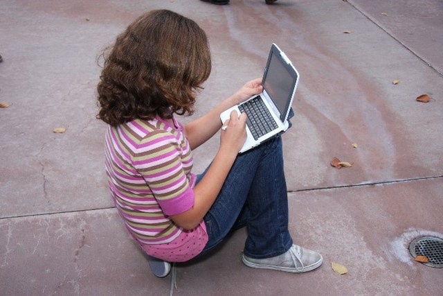 First Computer Used With School Children