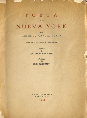 EScribe: "Poeta en Nueva York"