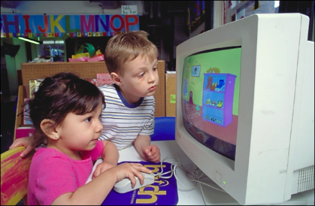 Frist computer used with school children