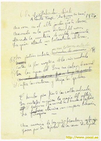 Oda a Salvador Dalí