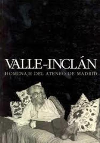 Interviene en el homenaje a Valle-Inclán en el Ateneo de Madrid