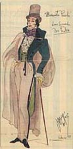 Interpreta el papel de Don Pedro en la representación de Mariana Pineda