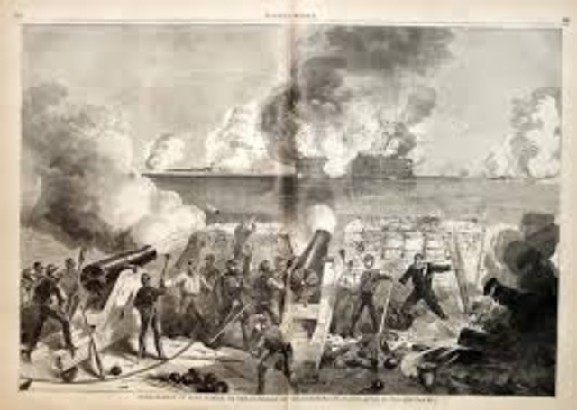 Beginning of War: Battle at Fort Sumter