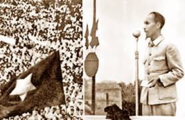 Ho Chi Minh declared Vietnam's independence
