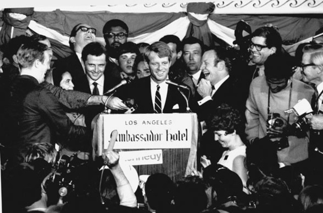 Winning the race - RFK wins California primary.
