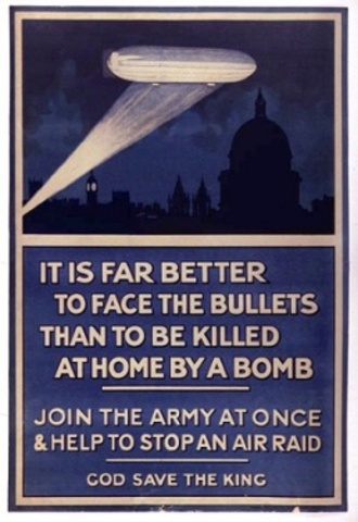 First Zepellin Raid of WW1