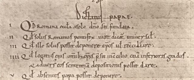 DICTATUS PAPAE