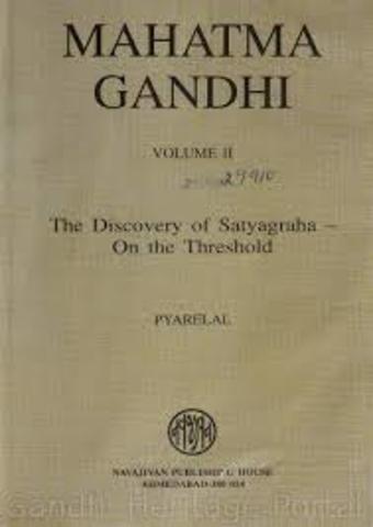 Descoverment of Satyagraha