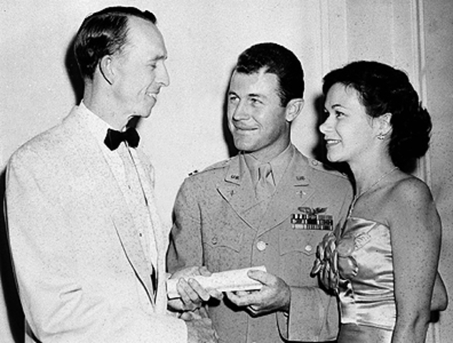 Chuck Yeager got married.