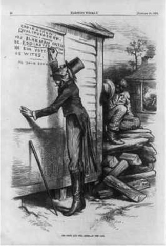 Grandfather clause outlawed by Supreme Court