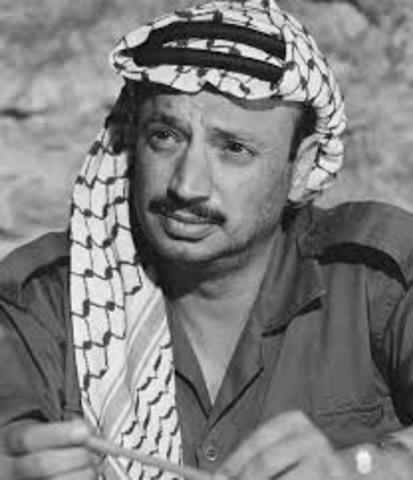 yasser arafat becomes leader of the PLO
