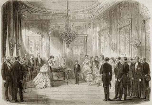 La ex reina Isabel II abdica en su hijo Alfonso.