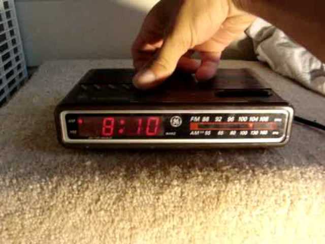 My first alarm clock that could play music!