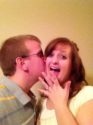 My future wife and I design her Ring with help.