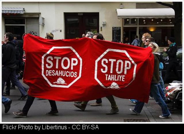 Stop Desahucios denuncia el "acoso" de una entidad con una familia de Sarria (Lugo) a la que se pretende desalojar