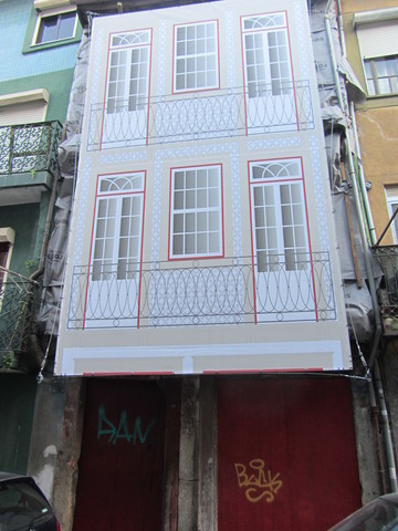 um cartaz de ambiência... no Porto. É um excelete exemplo deste tipo de cartaz, que muitas vezes tem associado publicidade