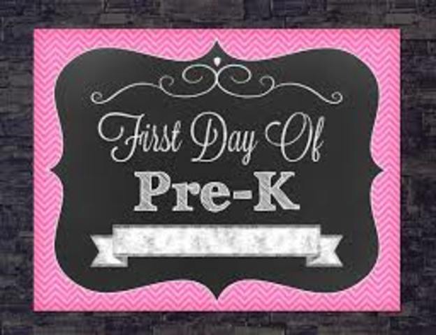 First Day of Pre-K
