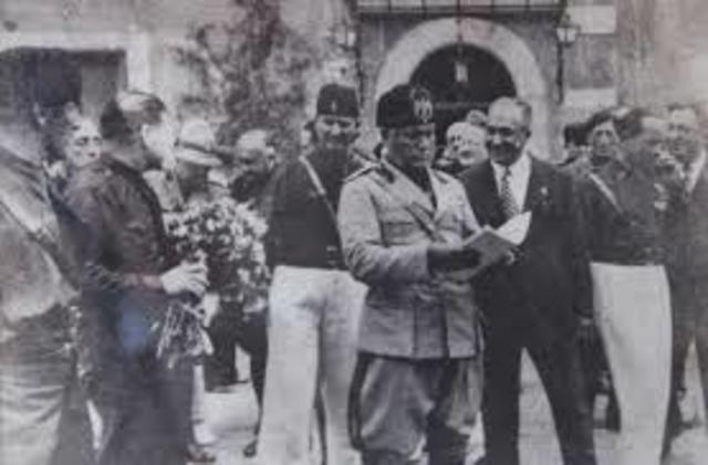 Mussolini becomes prime minister of Italy