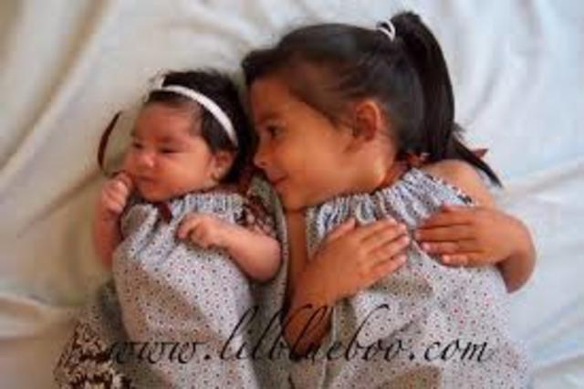 My first little counsin was born