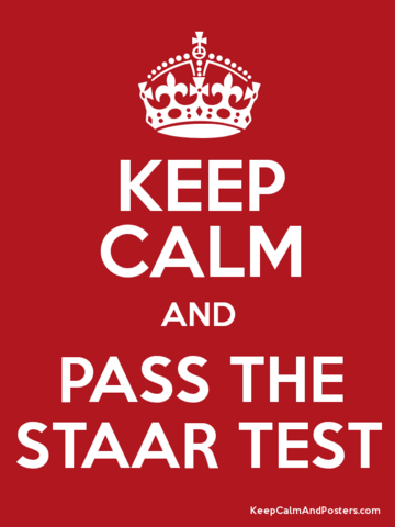 When I passed my reading STARR TEST