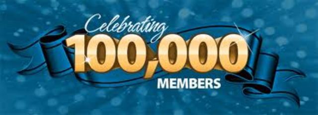 100,000 members