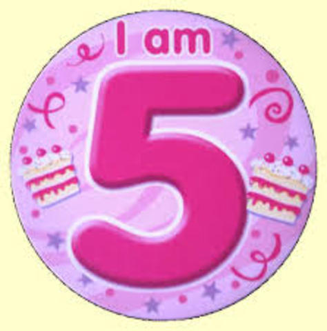 i turned 5