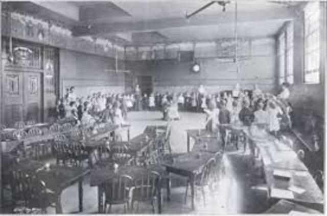 In september she opened a kindergarten