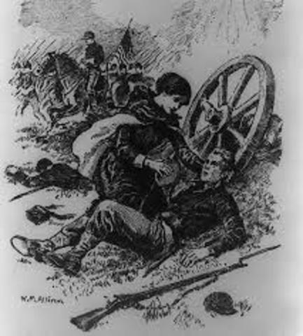 Clara brings supplies