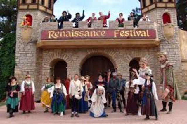 I started working at the Renaissance Festival