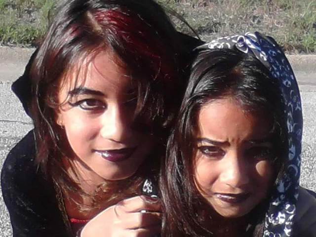 The day dressed up Vampire