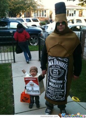 My last holloween with my dad