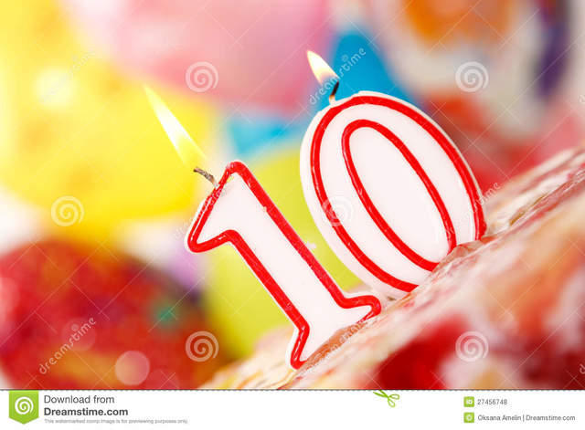 turned 10