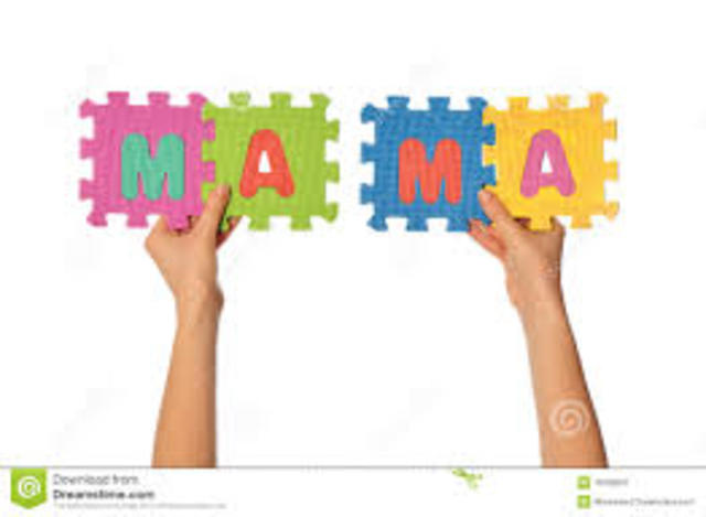 My First word "Mama"