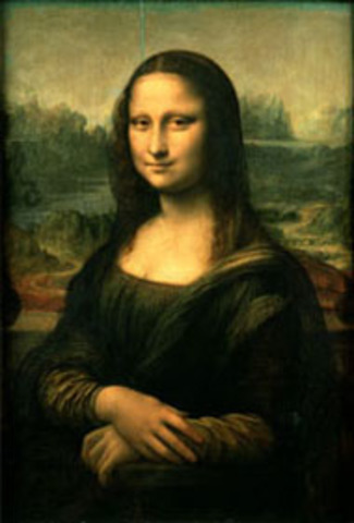Leonardo Da Vinci Paints Mona Lisa