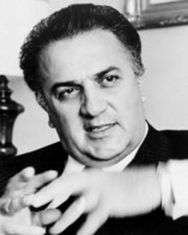 Jan 20th - Federico Fellini, Rimini, Kingdom of Italy, film director and scriptwriter (8 1/2, La Dolce Vita)